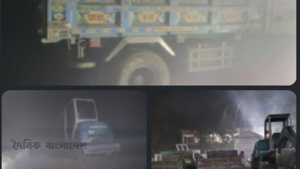 লোহাগাড়ায় কৃষি জমির টপসয়েল কাটার দায়ে গভীর রাতে অভিযান, ১টি স্ক্যাভেটর ও ৩টি ডাম্পার জব্দ